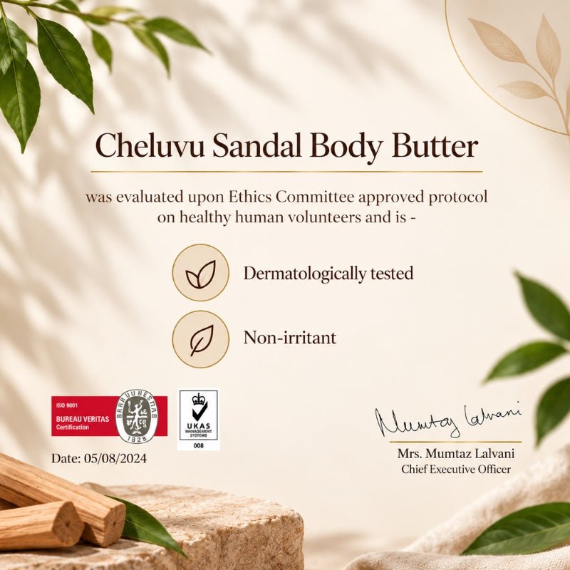 Sandalwood Body Butter for Deep Skin Moisturisation - 50g – Body Butter on Brown Living™. SKU: CS-03. Img 8.