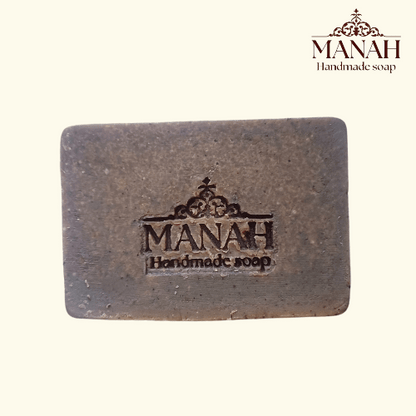 Sandalwood Botanical Soap – Soap by Manah Handmade Soap available on Brown Living™. . SKU: MSS1. Img 1.