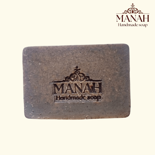 Sandalwood Botanical Soap – Soap by Manah Handmade Soap available on Brown Living™. . SKU: MSS1. Img 1.
