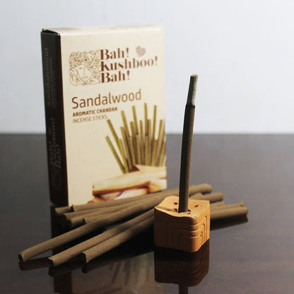 Sandalwood / Chandan Incense Sticks | 900 Gram (12 Packs X 75 g) | Verified Sustainable by Brown Living™