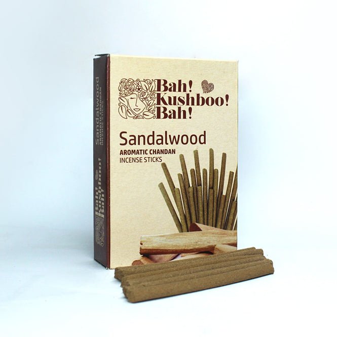 Sandalwood / Chandan Incense Sticks | 900 Gram (12 Packs X 75 g) | Verified Sustainable by Brown Living™