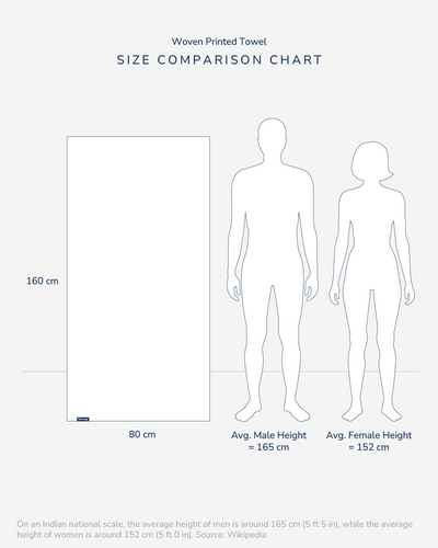 Bamboo & Cotton Blend Woven Beach Towel | Sandbar – Bath Linens on Brown Living™. SKU: WBT010. Img 7.