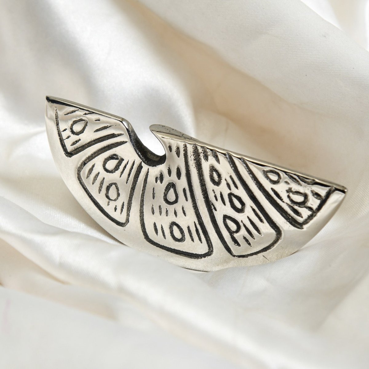 Santara Metal Bottle Opener l Available in 2 Finishes – Kitchen Tools by Pravaah India available on Brown Living™. Silver . SKU: PRA23HD019SL - N. Img 2.