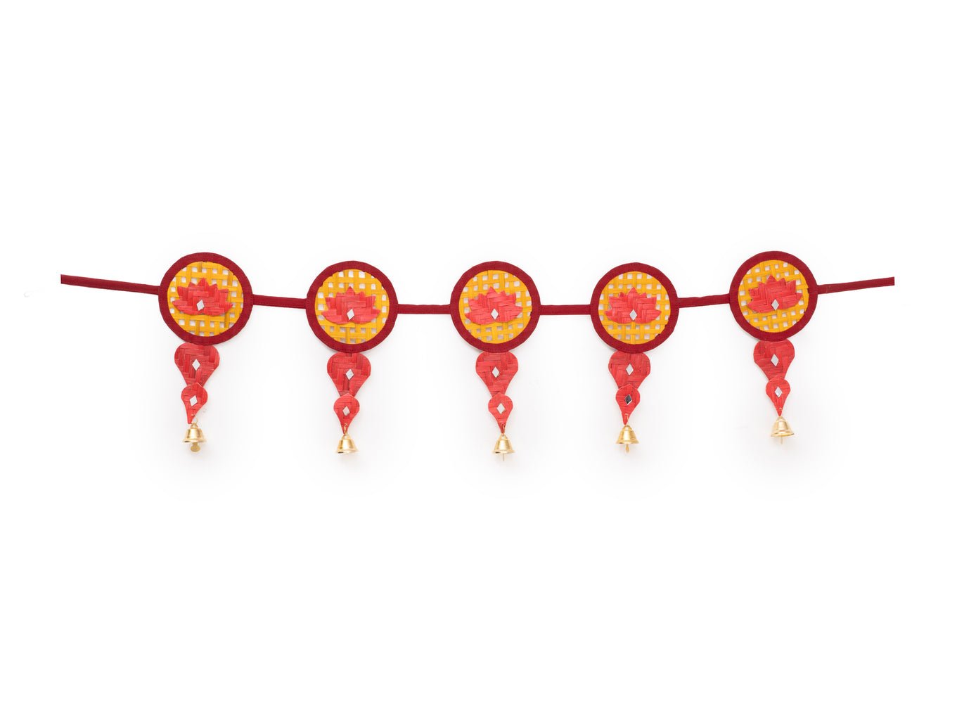 Saroj Handcrafted Bamboo Toran – Home Decor on Brown Living™. SKU: TO-2386. Img 2.