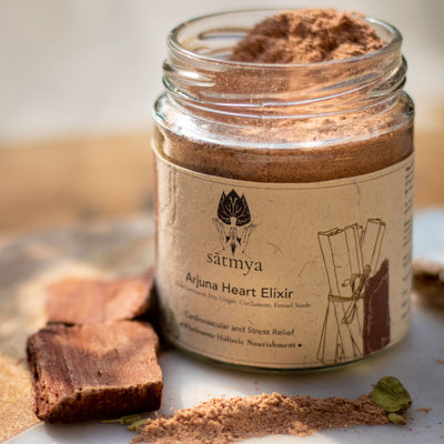 Arjuna Heart Elixir for Fitness and Stress Reflief – Health & Energy Drinks on Brown Living™. SKU: Arjun_100gms986. Img 2.