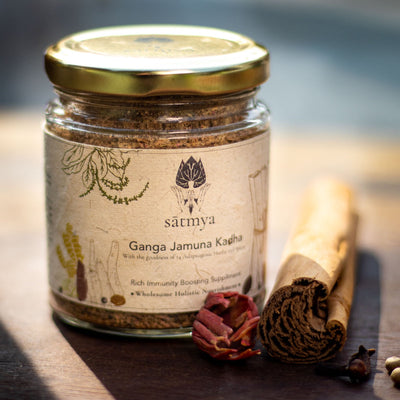 Ganga Jamuna Kadha - Immunity Supplements – Health & Energy Drinks on Brown Living™. SKU: Ganga_100gms996. Img 1.