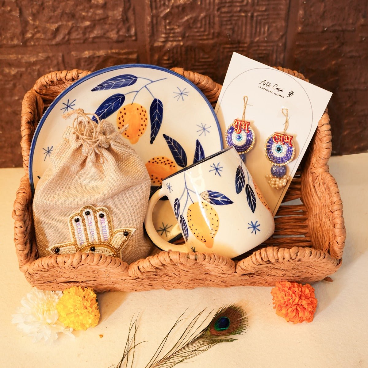 Sattvik Start Diwali Box – Traditional & Healthy Gift Hamper – Gift Hampers on Brown Living™. SKU: GB - 423. Img 1.