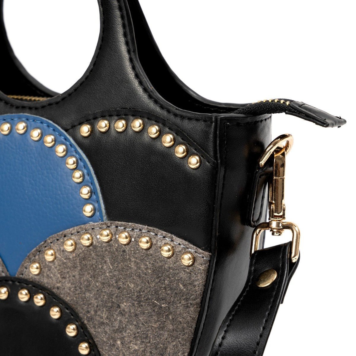 Savannah Vegan Leather Sling - Black – Sling Bag by Green Hermitage available on Brown Living™. . SKU: MSGH2025 - 2002. Img 4.