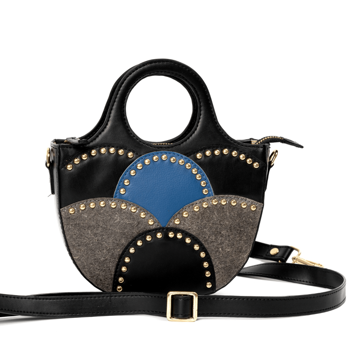 Savannah Vegan Leather Sling - Black – Sling Bag by Green Hermitage available on Brown Living™. . SKU: MSGH2025 - 2002. Img 3.