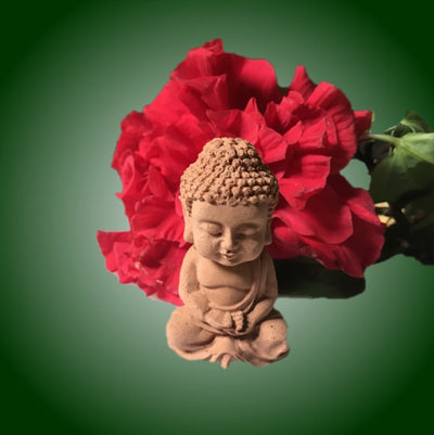 Scented Sculpture Meditating Buddha with Refill Fragrance – Candles & Fragrances on Brown Living™. SKU: SSCPBD2CR1. Img 4.