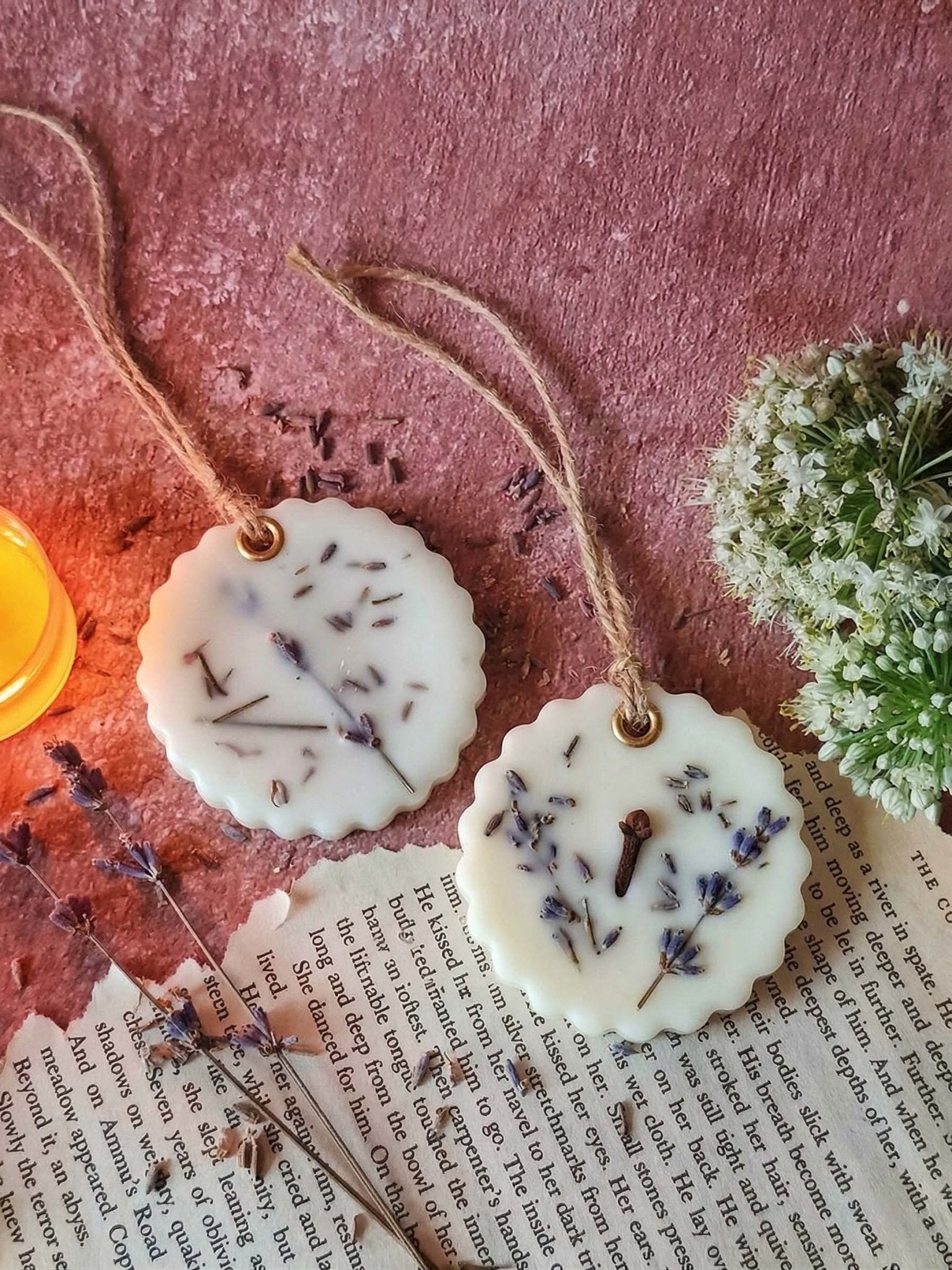Scented Soywax Air Freshener Sachet - Circle Frame 40g – Candles & Fragrances on Brown Living™. SKU: CTC05501. Img 8.