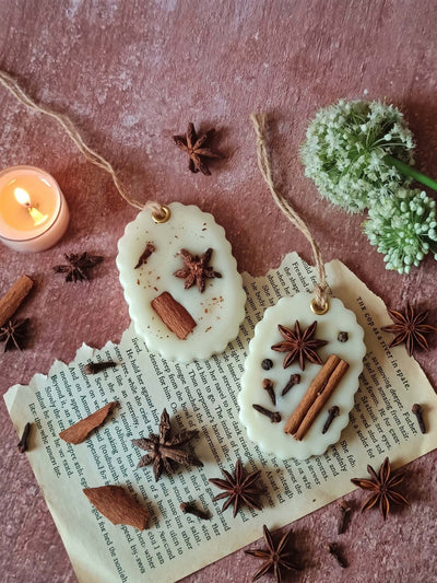 Scented Soywax Air Freshener Sachet - Oval 30g – Candles & Fragrances on Brown Living™. SKU: CTC04704_N. Img 3.