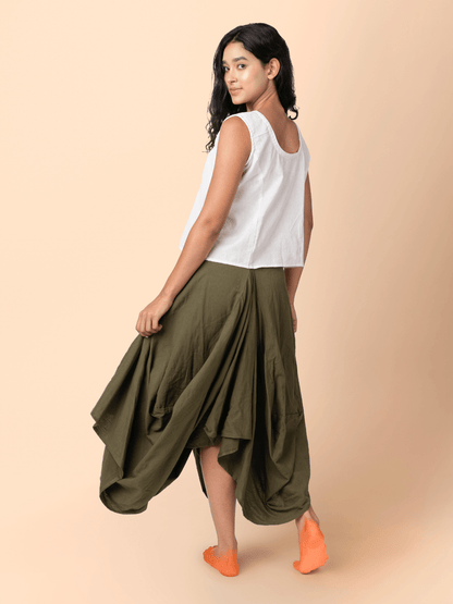 Scoop - Round Neck Sleeveless Top – Womens Top on Brown Living™. SKU: pH306. Img 4.