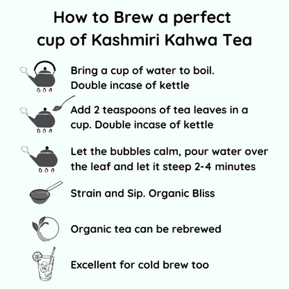 Scorpio Kashmiri Kahwa Tea | Zodiac Tea Collection - 50 g | Verified Sustainable by Brown Living™