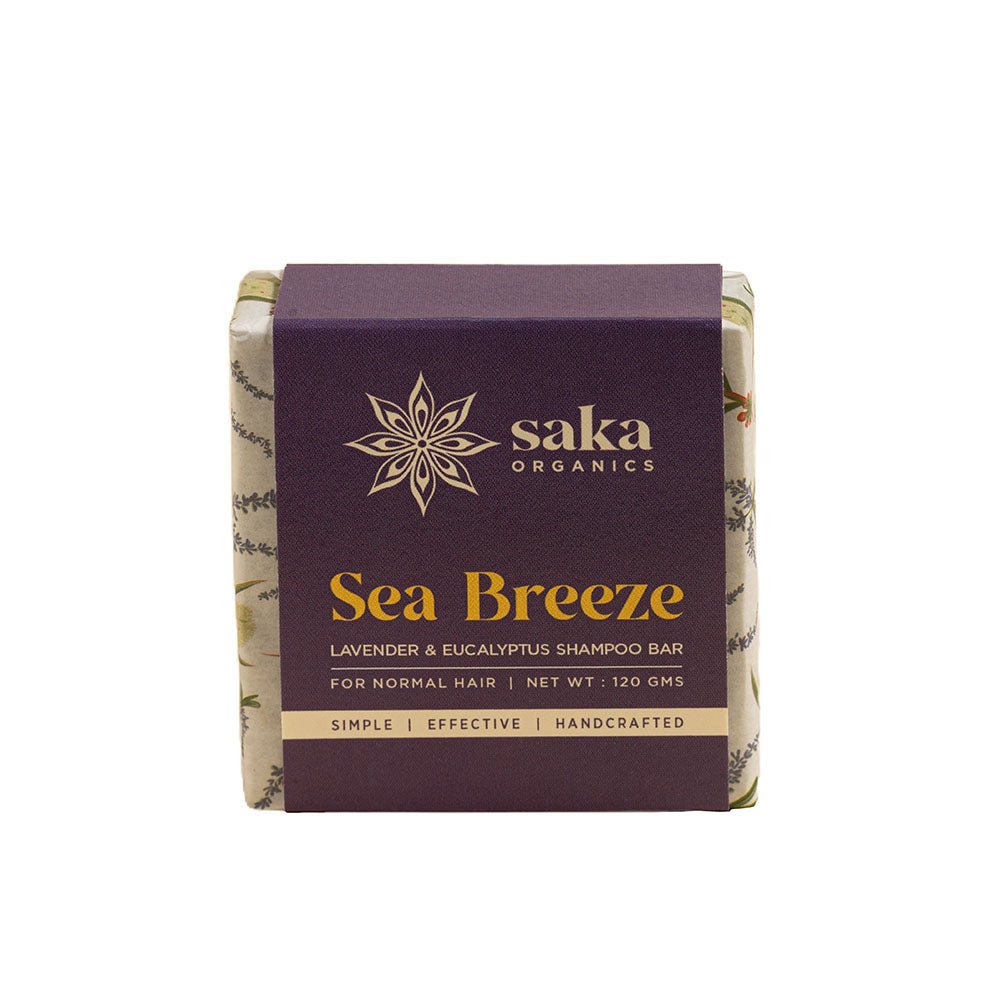 Sea Breeze | Handmade Lavender & Eucalyptus Shampoo Bar (120gm) | Verified Sustainable by Brown Living™