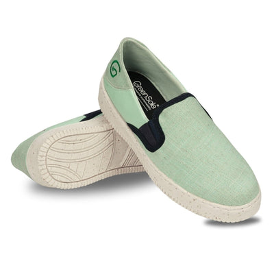 Seafoam Swirl Women's Slip - On Shoes – Womens Casual Shoes on Brown Living™. SKU: G'S_SEFMSWRL_SLPON. Img 3.