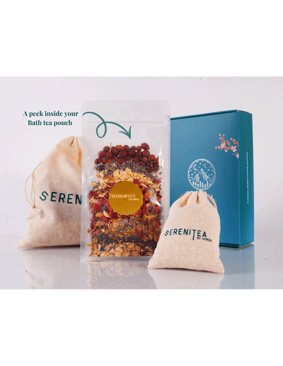Secret Garden Bath Tea Herbal Soaking Bath Blend – Bath Salt on Brown Living™. SKU: 300006. Img 4.