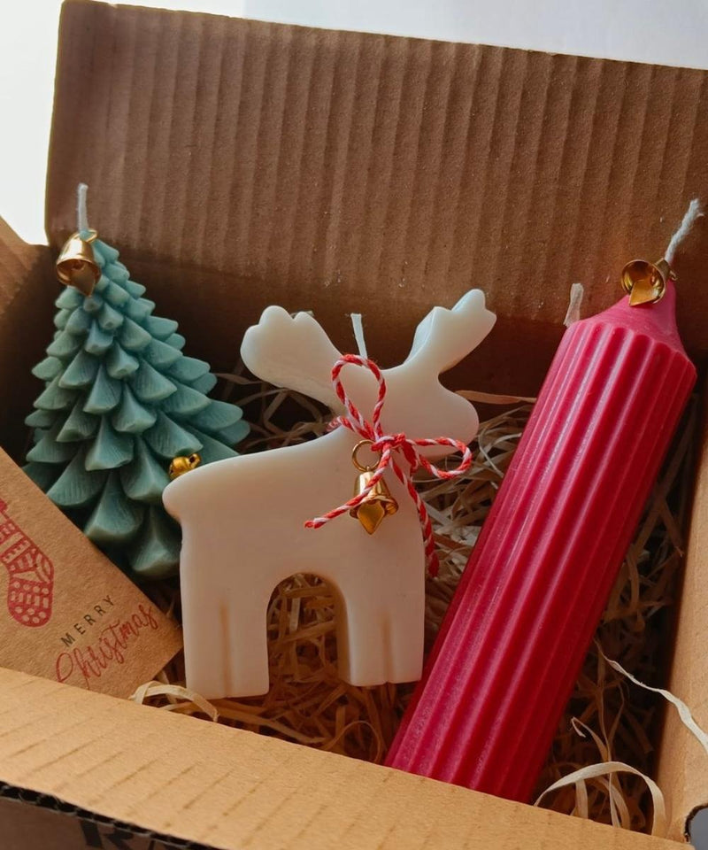 Secret Santa Christmas Candle and Card Bundle 1 | Verified Sustainable Candles Fragrances on Brown Living™