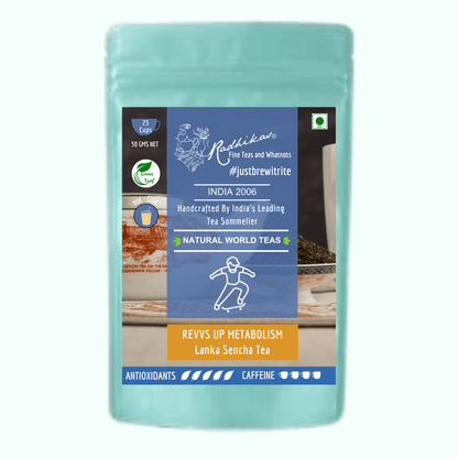 REVVS UP METABOLISM Lanka Sencha Tea - A Tea That's Fresh and Zesty