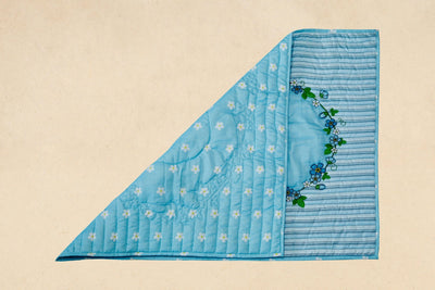 Serene Swan Quilt Soft Kids Bedding Blanket – Play Mats on Brown Living™. SKU: QLTSWAN. Img 2.