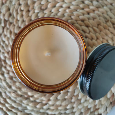 Serenity Scented Soy Wax Candle – Natural & Long - Lasting – Candles & Fragrances on Brown Living™. SKU: BGSC000005. Img 4.