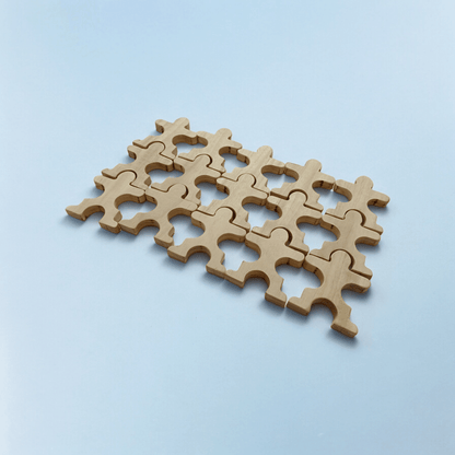 Set Of 15 Stacking Neem Wooden Acrobat Men For Toddlers – Wooden Toys on Brown Living™. SKU: STK_ACRO15. Img 6.