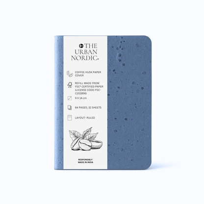 Set of 2 - The Urban Nordic Coffee Husk Cover A5 & A6 Notebook Pack – Notebooks & Notepads by The Urban Nordic available on Brown Living™. . SKU: NBCFSETA5HCA6SBRDFSC - 1. Img 7.