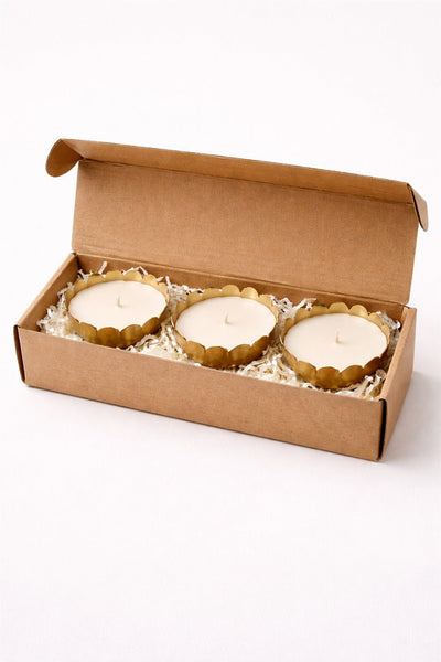 Set Of 3 Metallic Bowl Scented Candles | Home Fragrance – Candles & Fragrances on Brown Living™. SKU: SN2578. Img 5.
