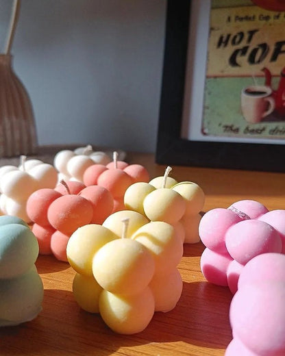 Set of 5 Mini Bubbles Sweet Patchouli Soy Wax Candles | Verified Sustainable by Brown Living™