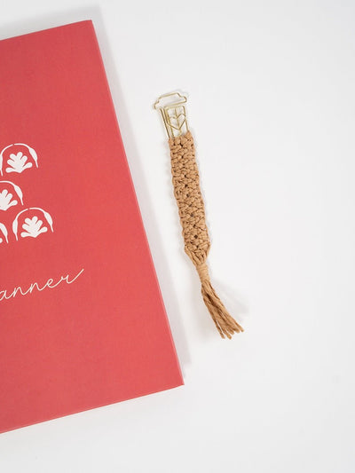 Shabda Handmade Banana Paper Planner & Bookmark – Notebooks & Notepads on Brown Living™. SKU: S25SHABPLAN218-RU. Img 6.