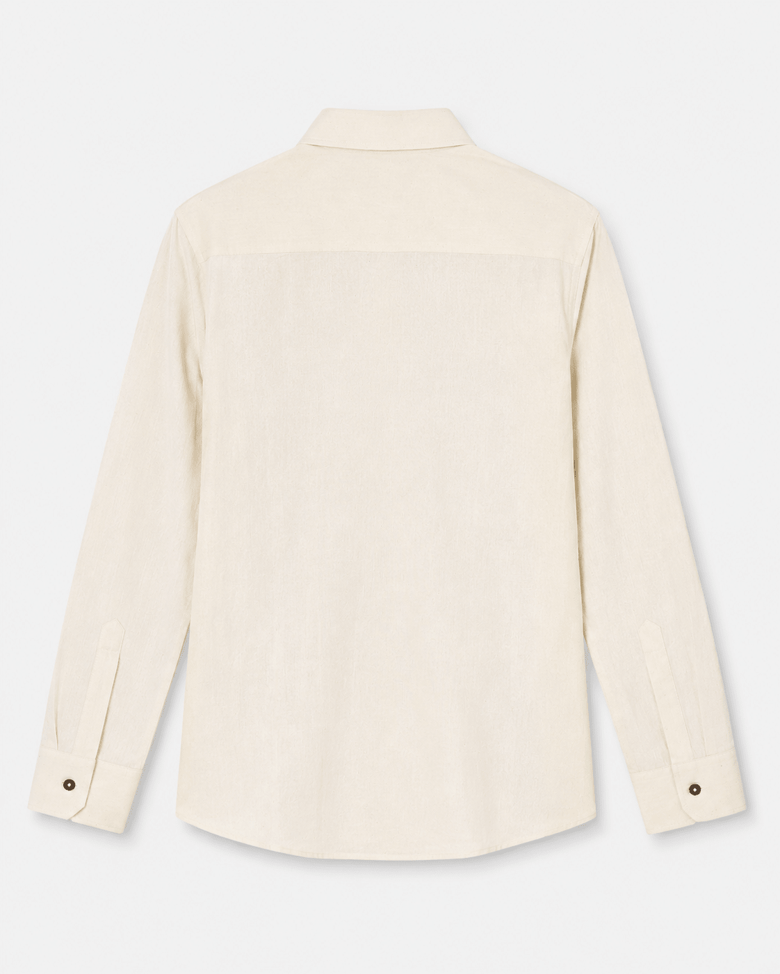 Shadow Leaf Cotton Shirt – Nature Inspired Soft Cotton Casual Shirt – Womens Shirt on Brown Living™. SKU: ACL2026002. Img 2.