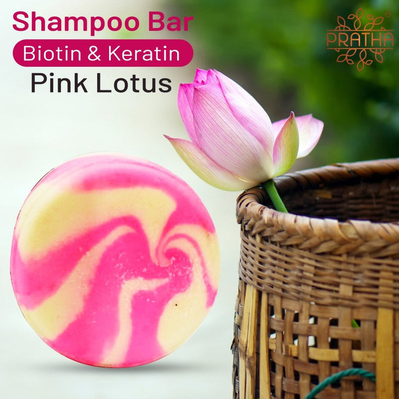 Shampoo Bar – Pink Lotus | For Long Healthy Hair | Verified Sustainable by Brown Living™