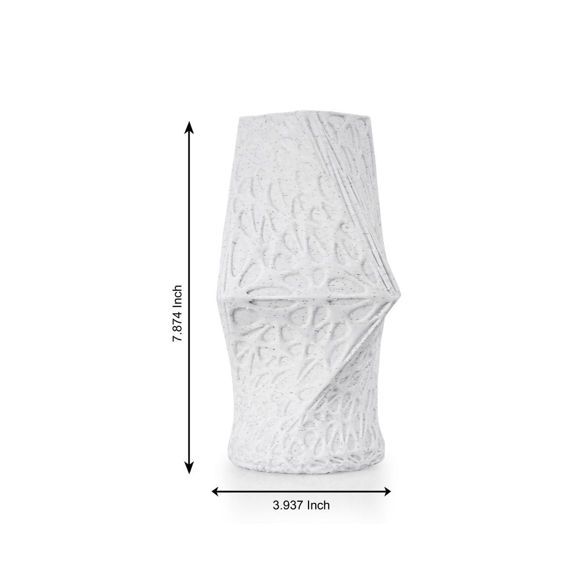 Shape Shifter Plant - Based Marble White Vase – Home Decor on Brown Living™. SKU: SHSHEDPLMWA017. Img 4.