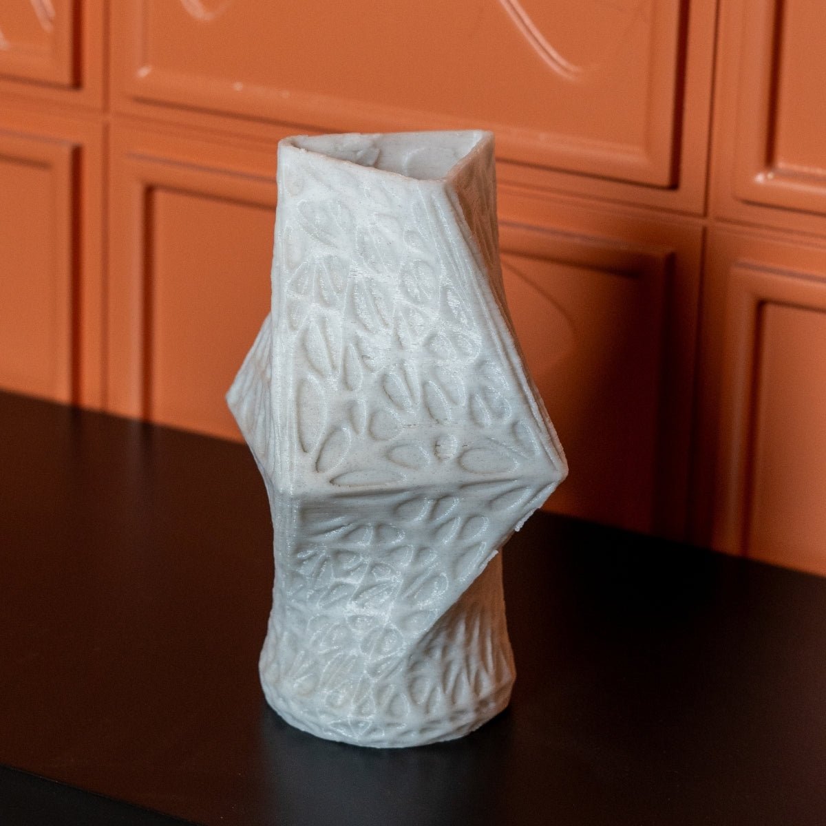 Shape Shifter Plant - Based Marble White Vase – Home Decor on Brown Living™. SKU: SHSHEDPLMWA017. Img 1.
