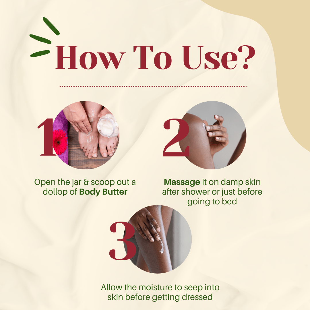 Shea Body Butter 110g | Deep Moisturizing Natural Body Cream – Body Butter on Brown Living™. SKU: SC-25. Img 3.