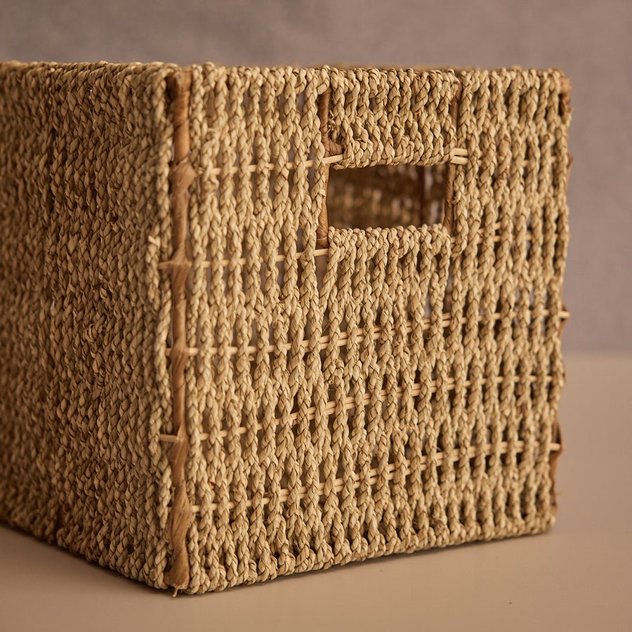 Shillong Basket – Handmade, Eco - Friendly Storage & Home Decor – Home Decor on Brown Living™. SKU: ShillongBasketLarge. Img 6.
