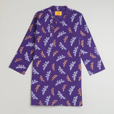 Shimmering Butterfly - Boys Ethnic Wear – Kids Ethnic Sets on Brown Living™. SKU: MITHEW - 075B - 1. Img 2.