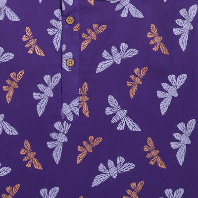 Shimmering Butterfly - Boys Ethnic Wear – Kids Ethnic Sets on Brown Living™. SKU: MITHEW - 075B - 1. Img 4.