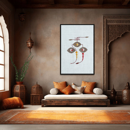 Siddhipriya Ganesh Wall Art – Bestower of Boons | 12x6 Inch – Wall Decor on Brown Living™. SKU: UD00000240. Img 1.