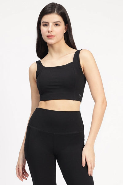 Sienna athletic padded bralette – Womens Leggings by elope available on Brown Living™. Xs Black. SKU: ELSNB001XS. Img 3.
