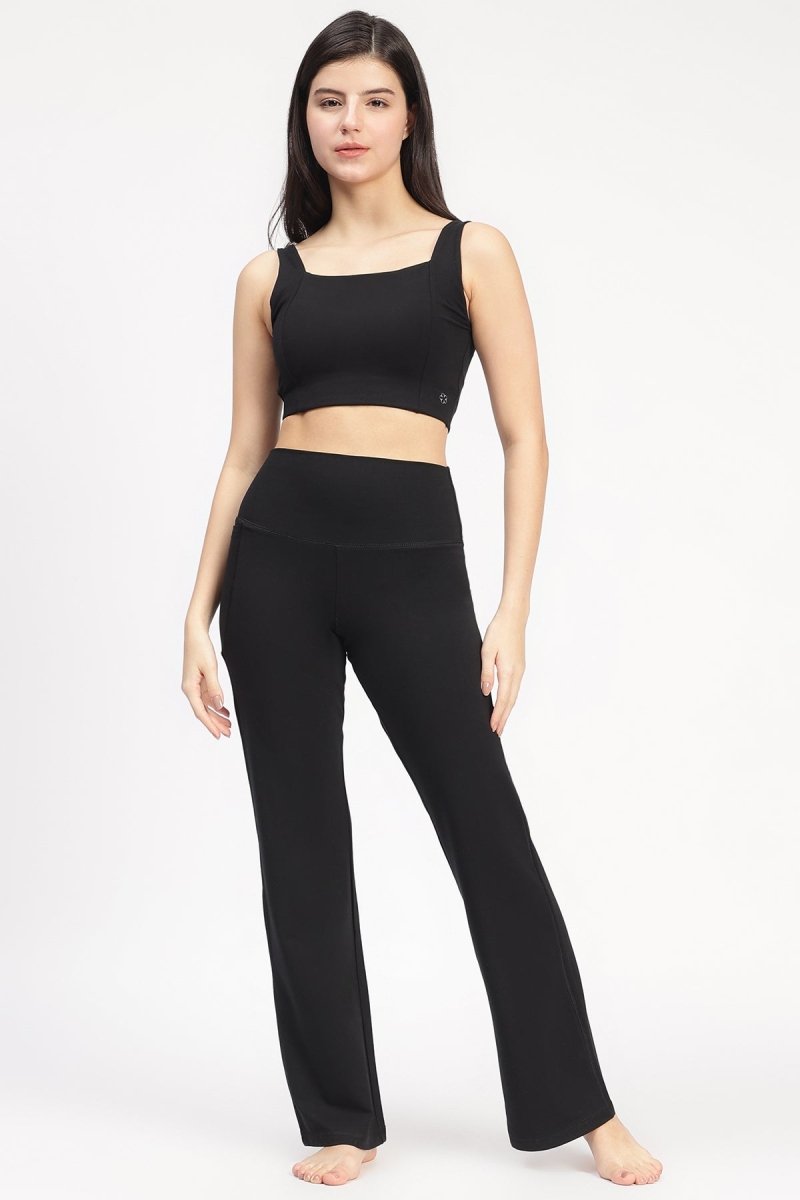 Sienna flattering flare yoga pants – Womens Pants by elope available on Brown Living™. Xs Atmosphere. SKU: ELSNYP004XS. Img 3.