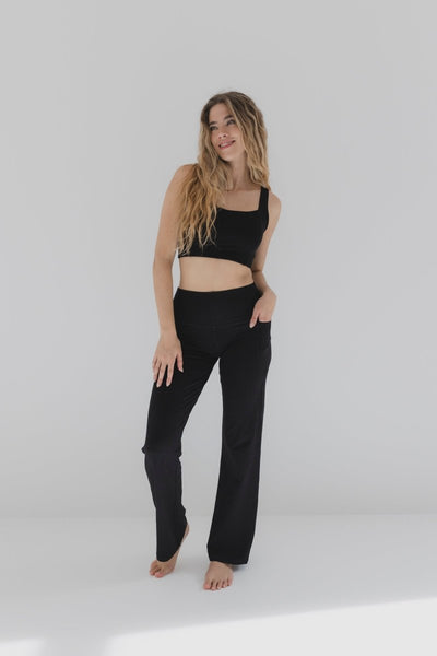 Sienna Yoga Co - ord Set Natural Fabric – Womens Co - Ord Sets by elope available on Brown Living™. Xs . SKU: ELSNCO001XS. Img 1.