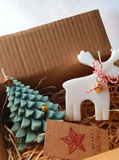 Silent Night Christmas Gift Bundle – Cozy Festive Secret Santa Set – Candles & Fragrances on Brown Living™. SKU: SNB082_N. Img 2.