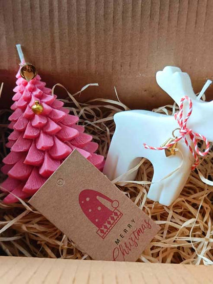 Silent Night Christmas Gift Bundle – Cozy Festive Secret Santa Set – Candles & Fragrances on Brown Living™. SKU: SNB083_N. Img 1.