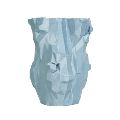 Silver Cliffs Plant - Based Simple Silver Vase – Home Decor on Brown Living™. SKU: SICLEDPLSSA022. Img 3.