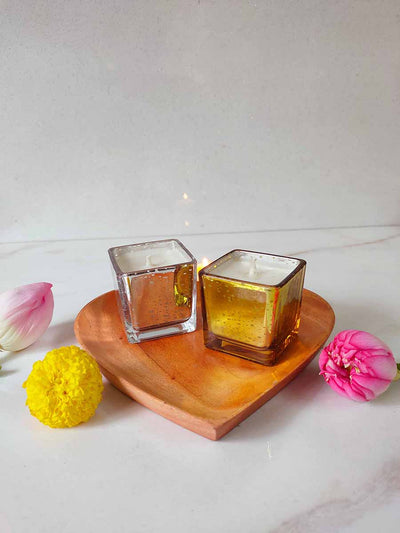 Silver & Gold Mercury Votive Candle Duo – Candles & Fragrances on Brown Living™. SKU: MV001 - 002. Img 2.