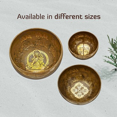 Singing Bowls Handmade Antique - 8inches | Verified Sustainable by Brown Living™