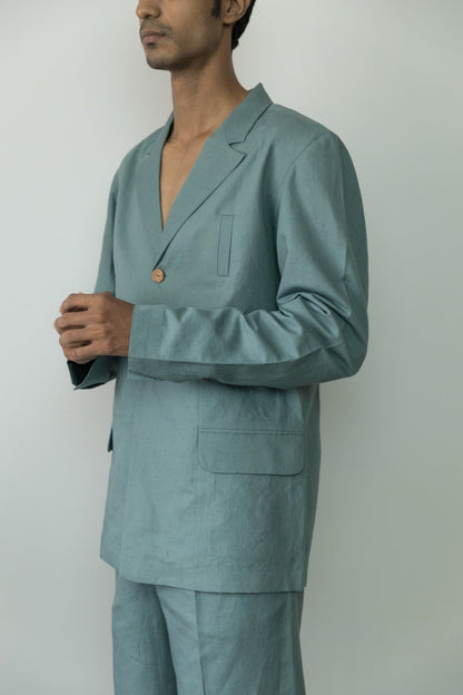 Single - Breasted Tailored Cotton Blazer | Verified Sustainable by Brown Living™