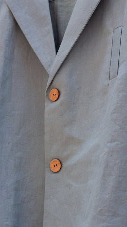 Single - Breasted Tailored Cotton Blazer | Verified Sustainable by Brown Living™