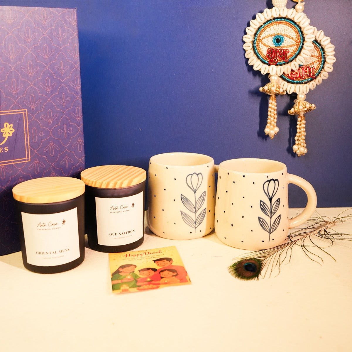 Sips & Sparks Diwali Box – Festive Tea & Celebration Hamper – Gift Giving on Brown Living™. SKU: GB - 426. Img 12.